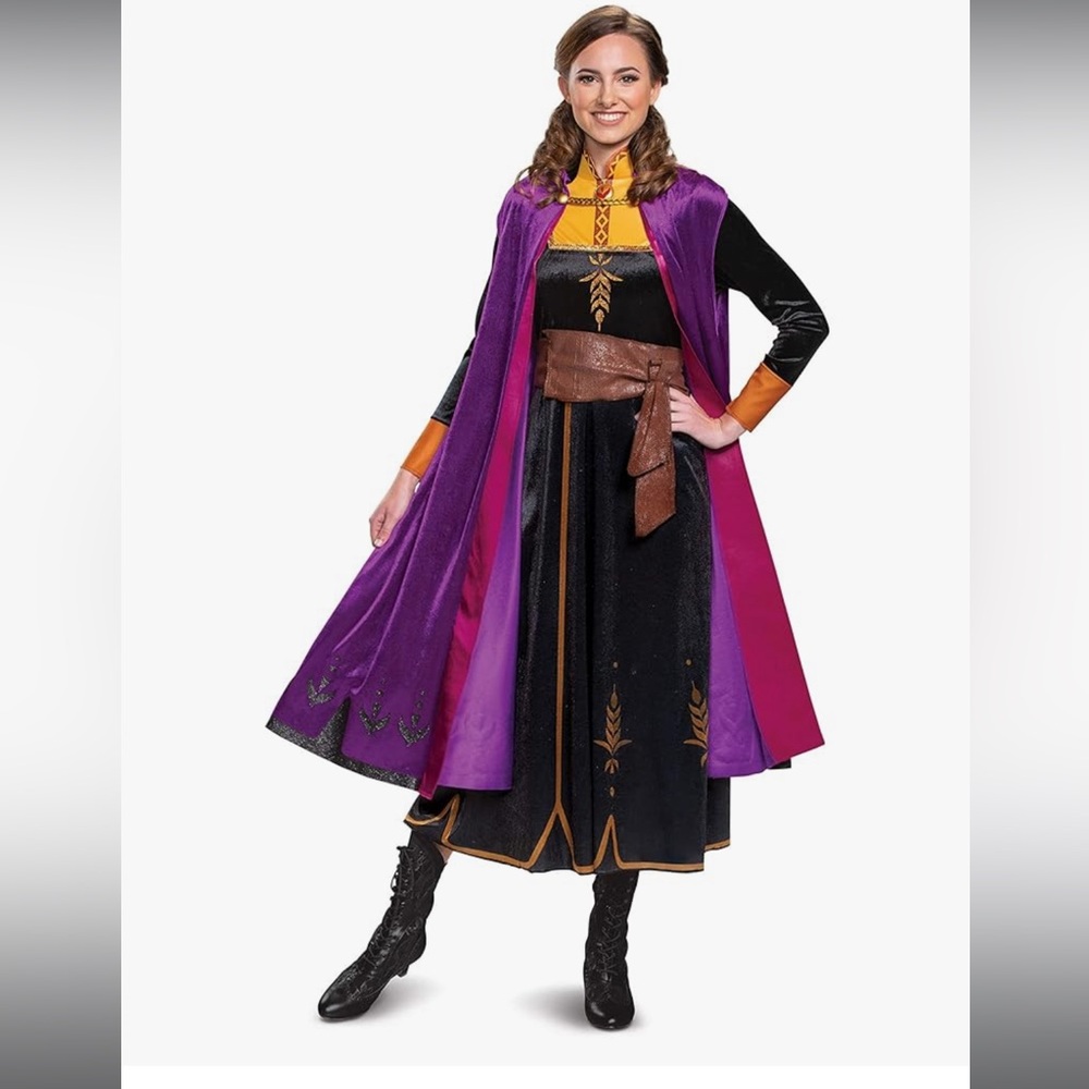 Disguise Women's Disney Anna Frozen 2 Deluxe Adult Costume
